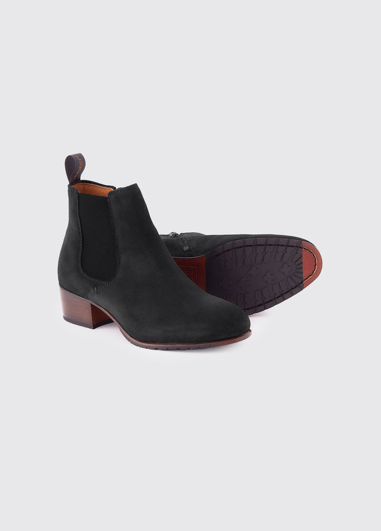 Bray Stiefelette - Black Suede