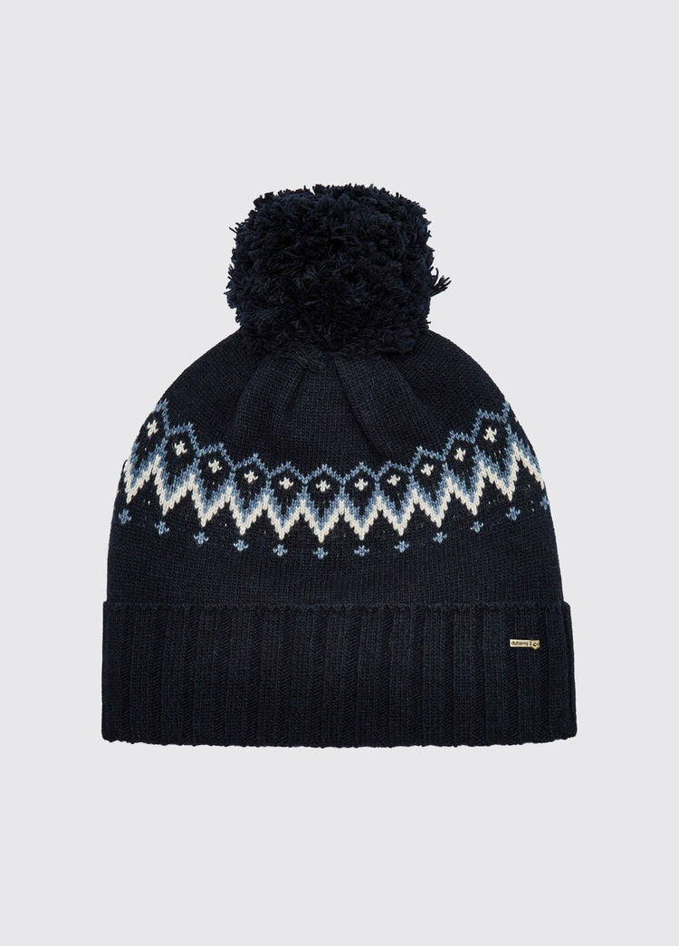 Connolly Fair Isle Mütze - Navy