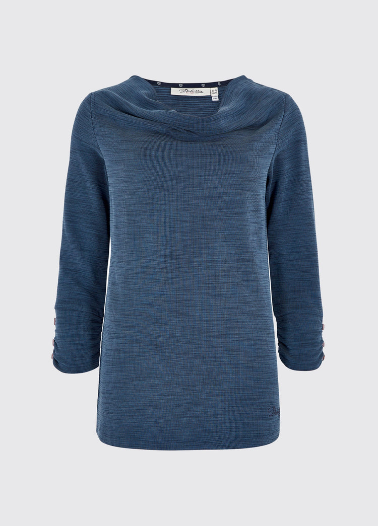 Hillgrove cowl neck top - Navy