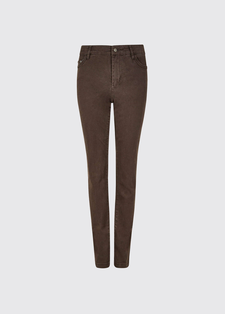 Foxtail Regular-Waist Damen Hose - Bourbon