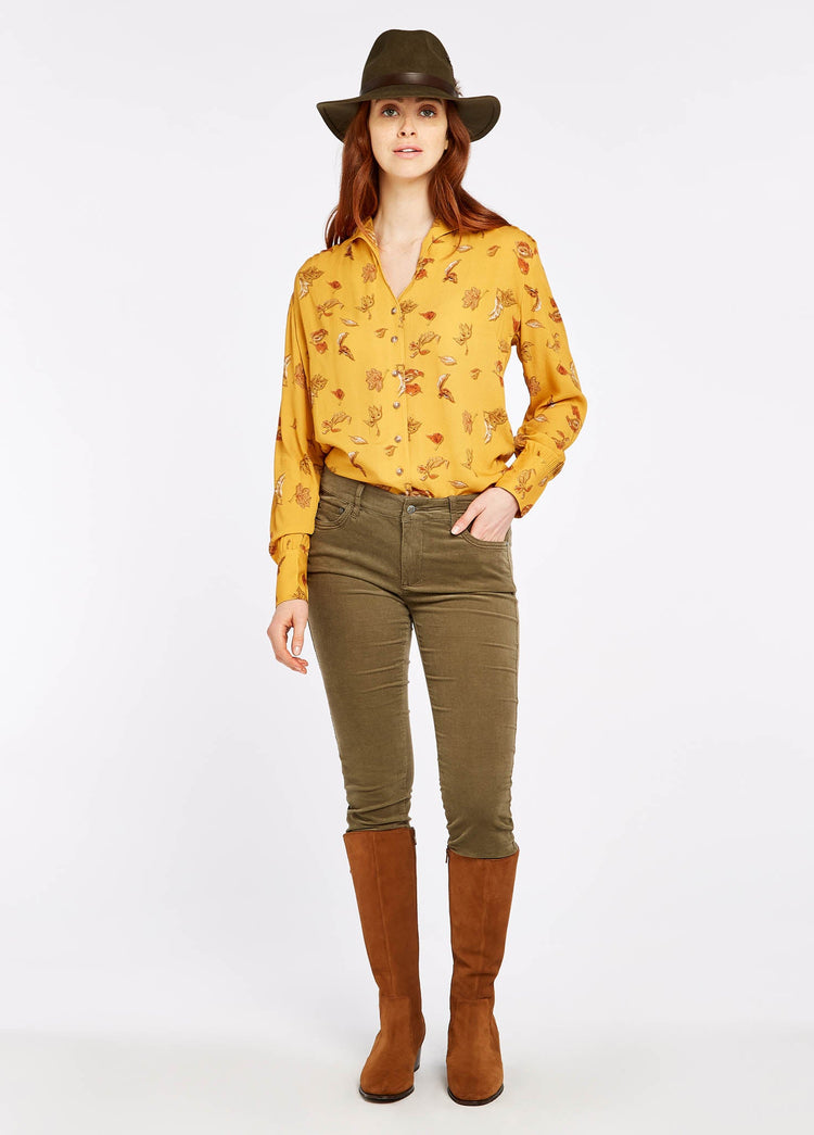 Honeysuckle Cordhose - Dusky Green