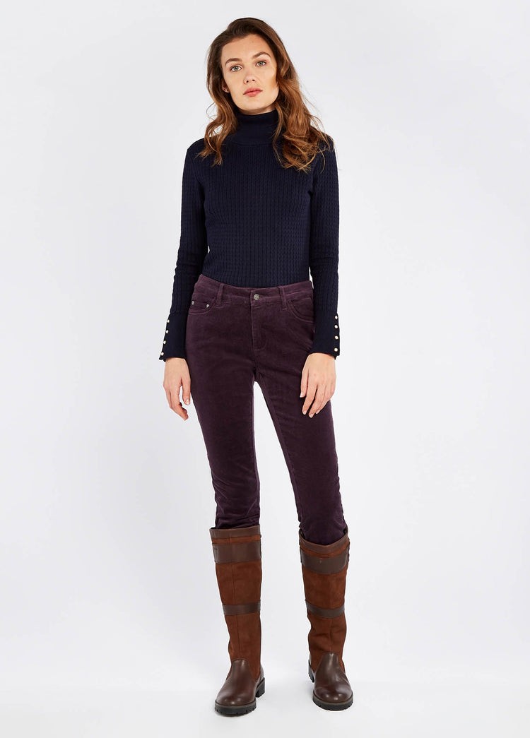 Honeysuckle Cordhose - Plum