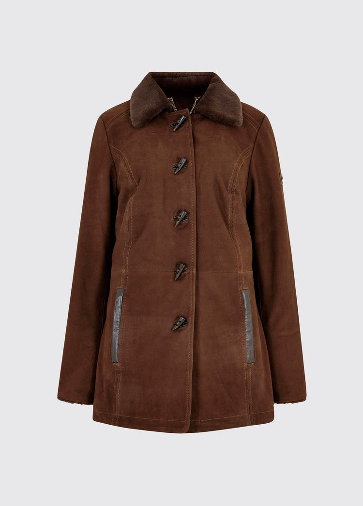 Clarke Lederjacke - Walnut