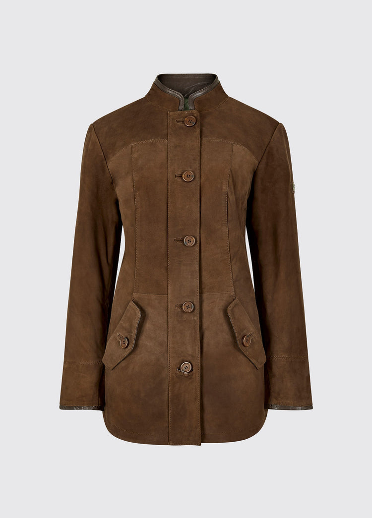 Joyce Lederjacke - Walnut