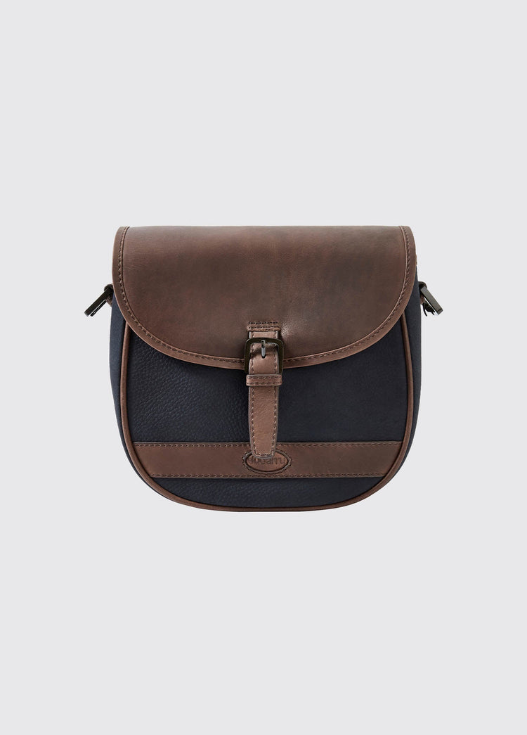 Clara Satteltasche - Navy/Brown