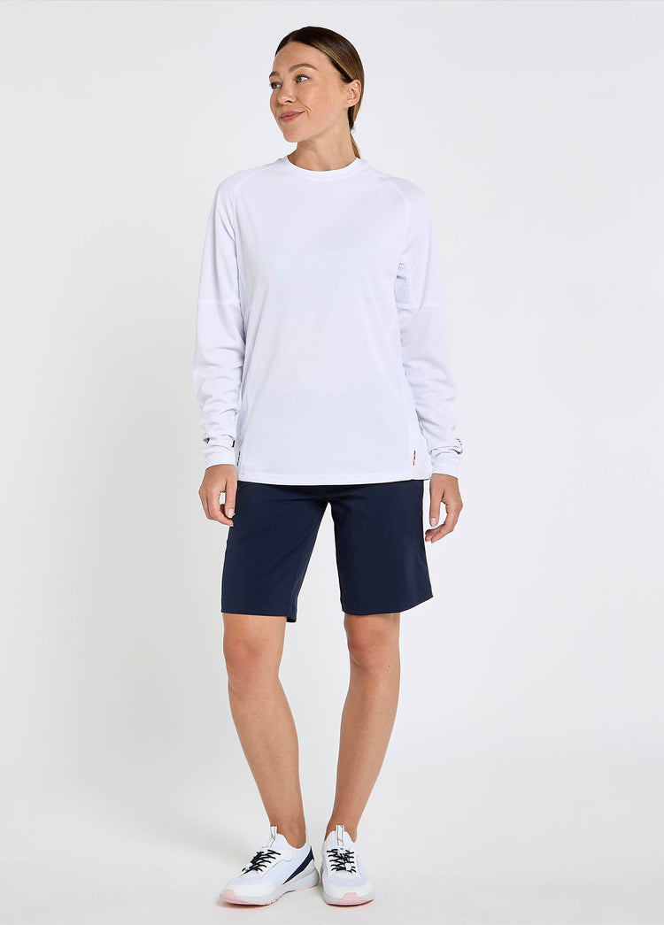 Ancona Langarmshirt Damen - White