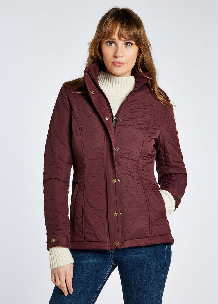 Camlodge Fleece gefütterte Damen-Steppjacke - Currant