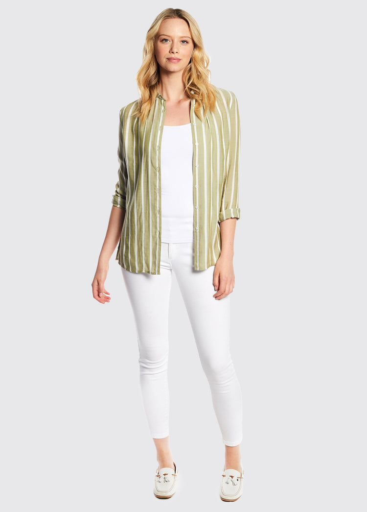 Violet Damen Bluse - Khaki