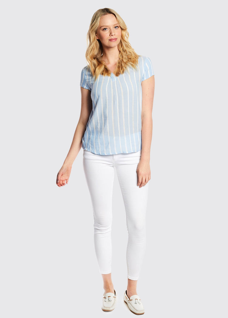 Gardenia Damen Bluse - Pale Blue