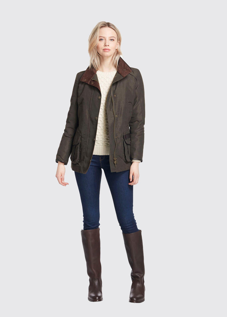 Leslie Damen Jacke - Dark Olive