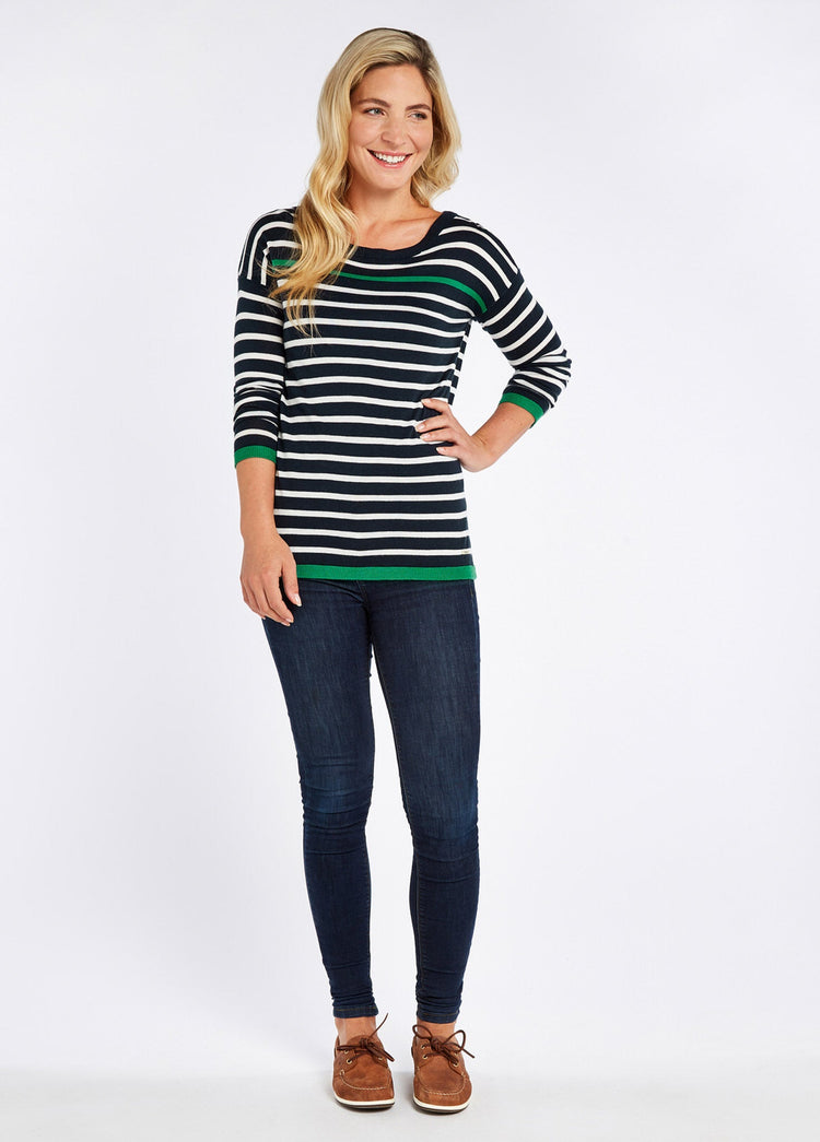 Leixlip Damen Strickpullover - Navy Multi