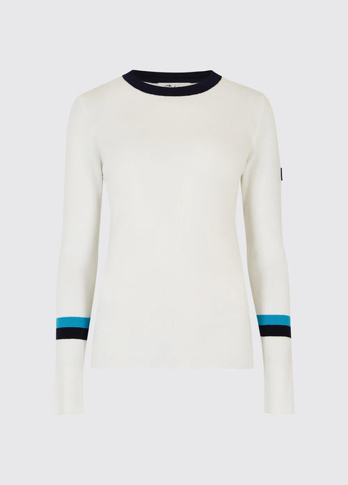 Tolka Viscose Pullover - White Multi