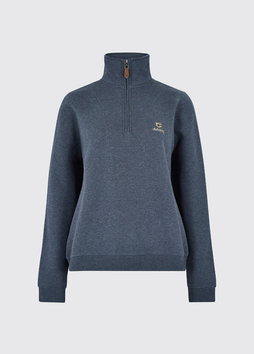 Castlemartyr Women's Quarter Zip Sweatshirt - Denim