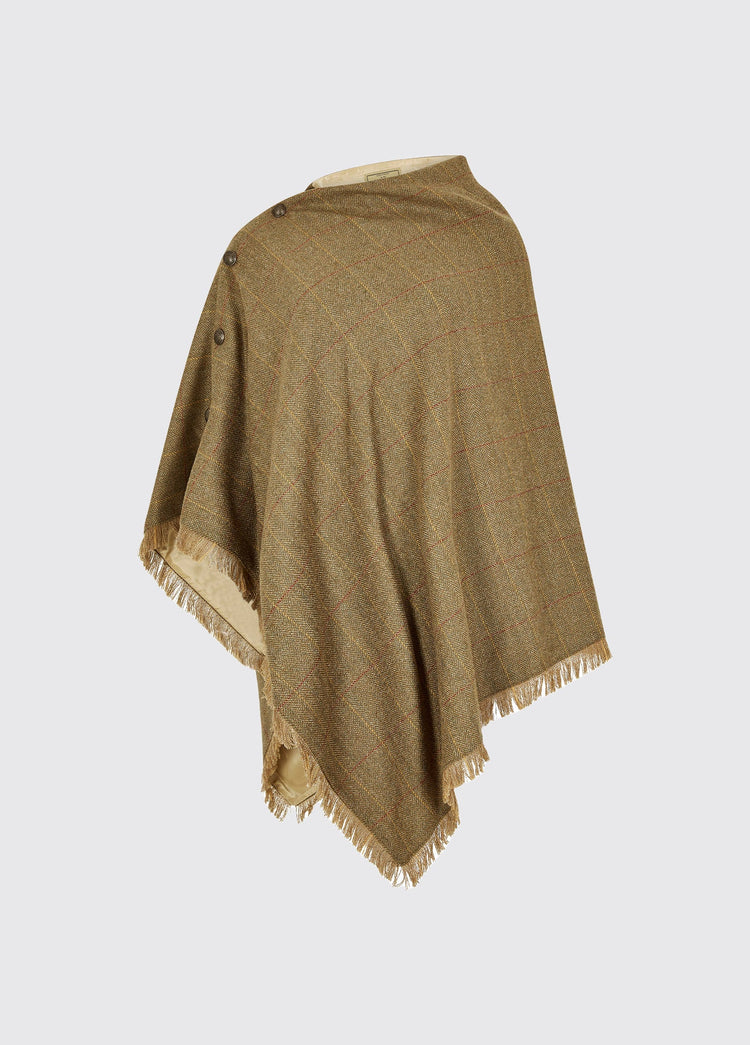 Hazelwood Tweedponcho - Elm