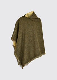 Hazelwood Tweedponcho - Heath