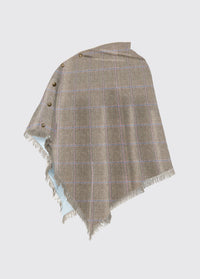 Hazelwood Tweedponcho - Woodrose