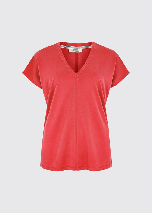 Laragh TENCEL™ Modal-Oberteil - Cardinal