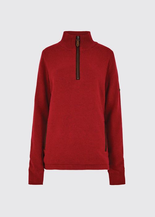 Morrisey Pullover mit Reißverschluss - Cardinal