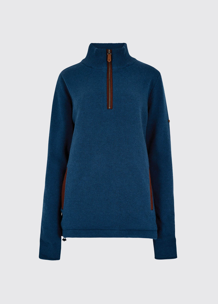 Morrisey Pullover mit Reißverschluss - Peacock Blue