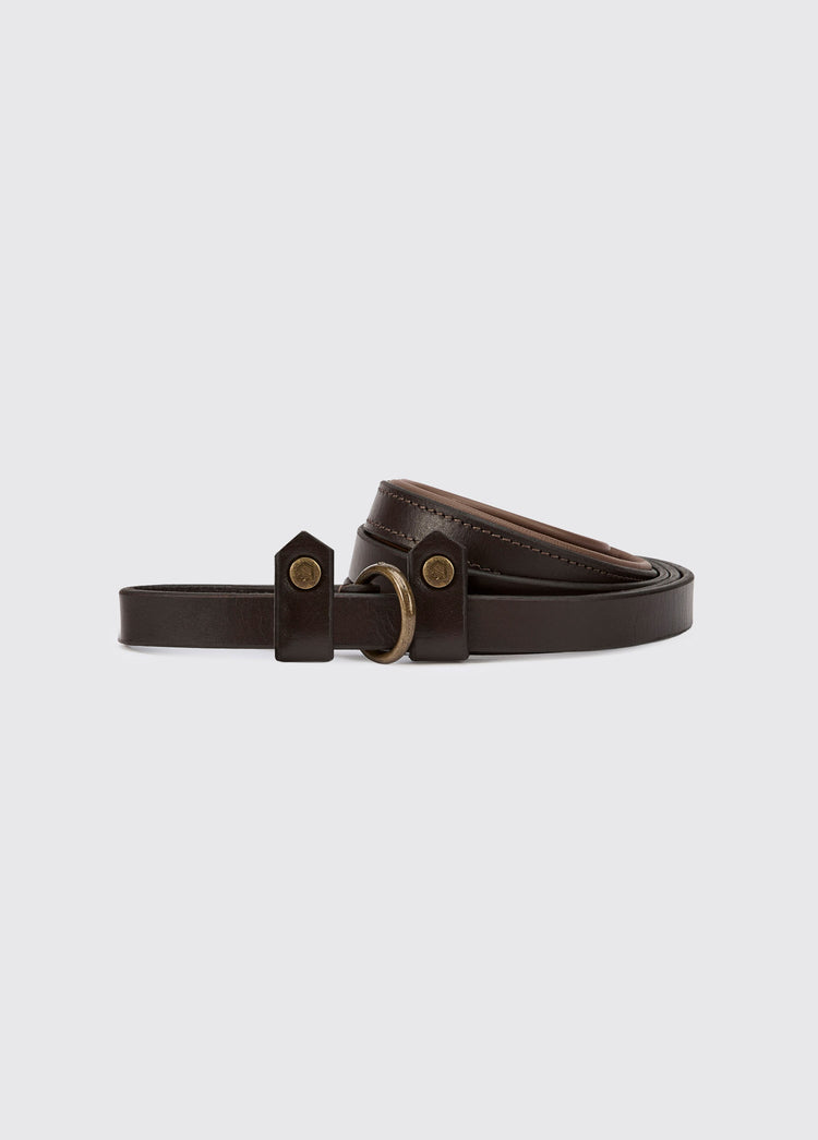 Riley Leder-Schleppleine – Mahogany