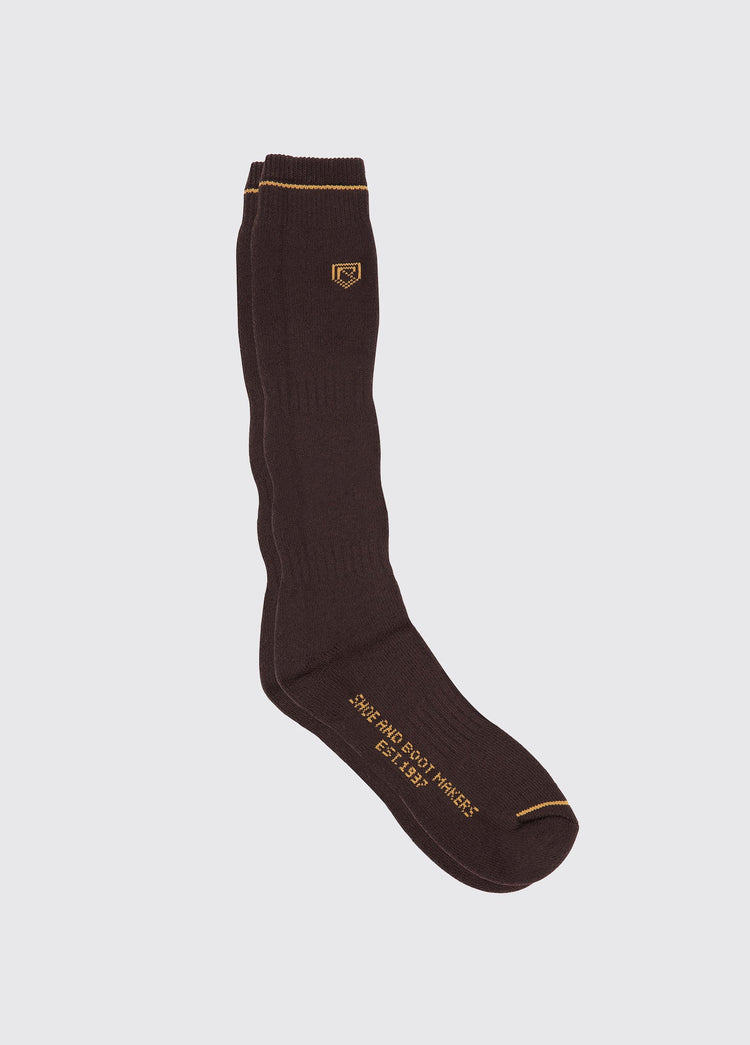 Lange technische Socken - Brown