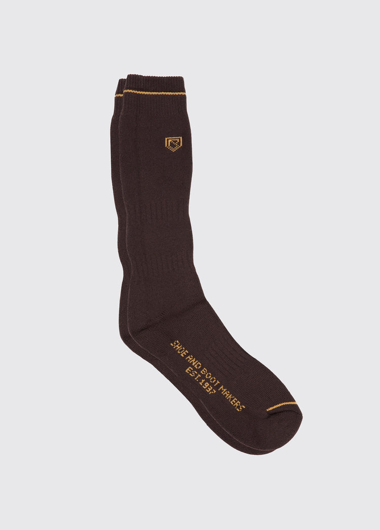 Kurze technische Socken - Brown