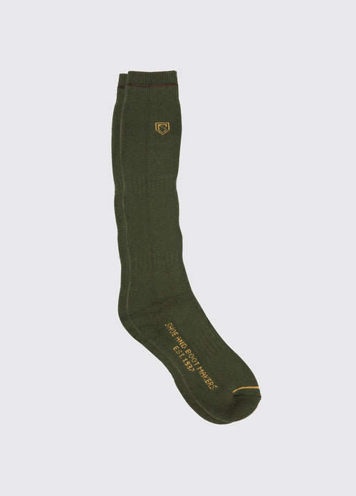 Lange technische Socken - Olive