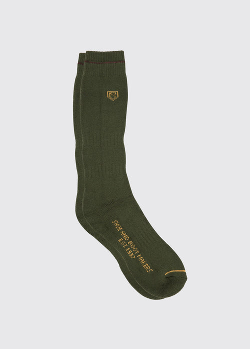 Kurze technische Socken - Olive