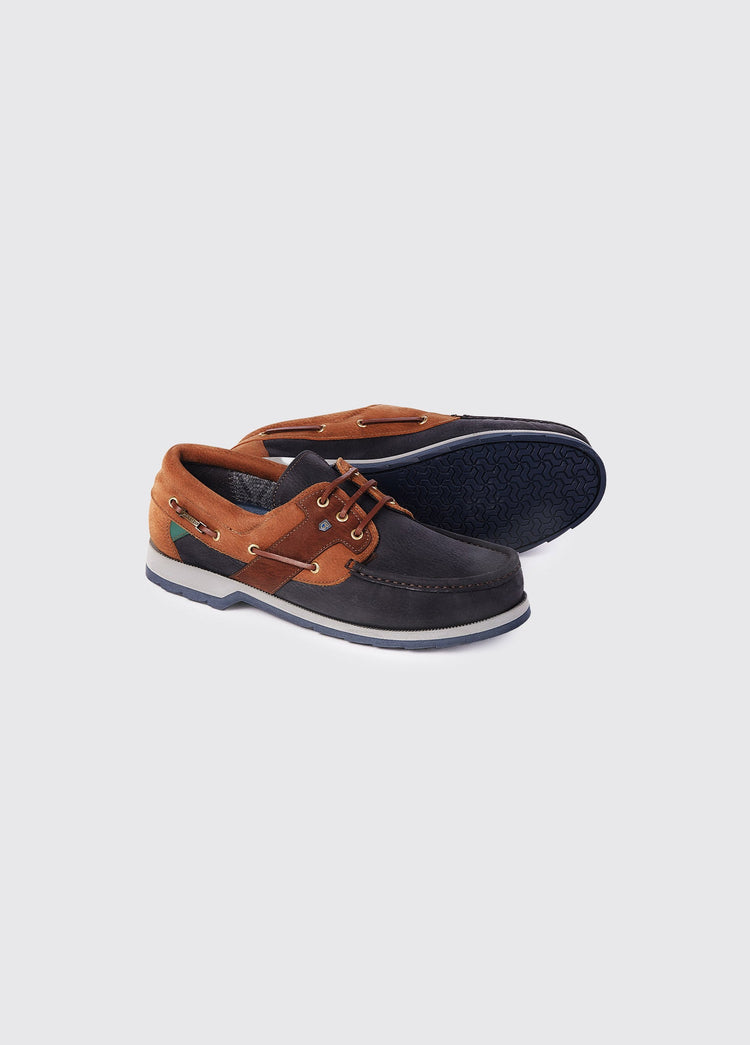 Clipper Bootsschuh - Navy/Brown