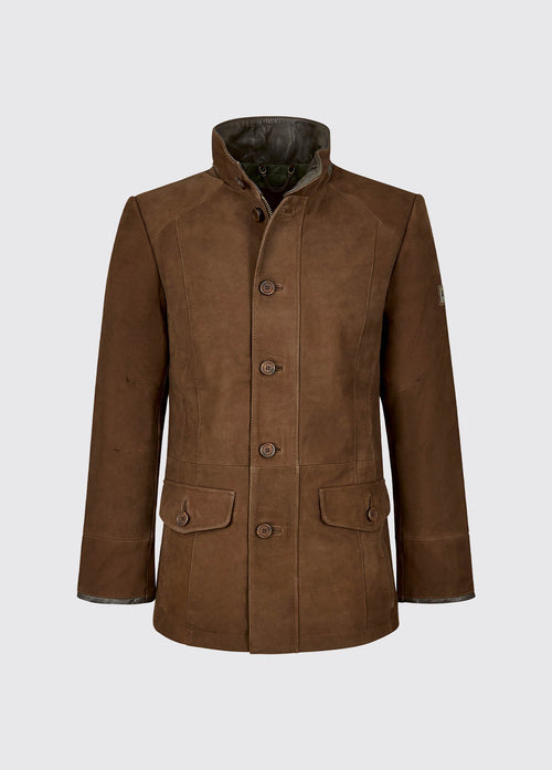 Moore Lederjacke - Walnut