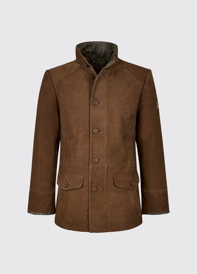 Moore Lederjacke - Walnut