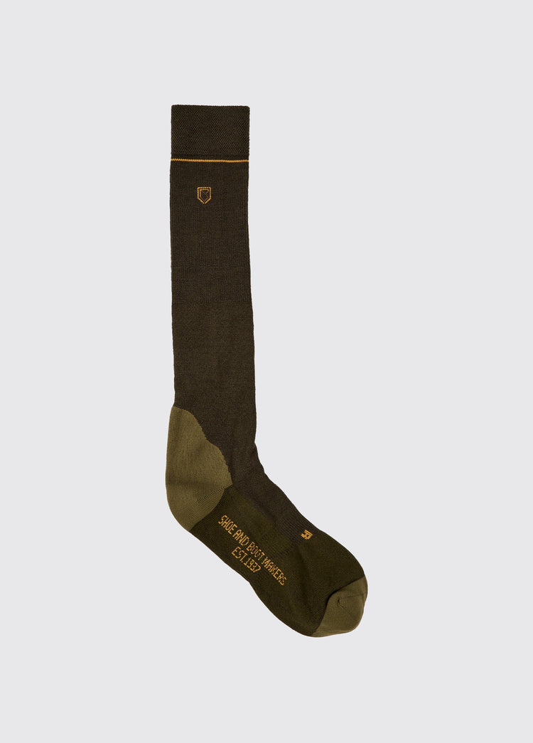 Lambeg Lange PrimaLoft® Socken - Olive