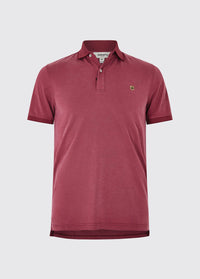 Sweeney Bambus Poloshirt - Ruby