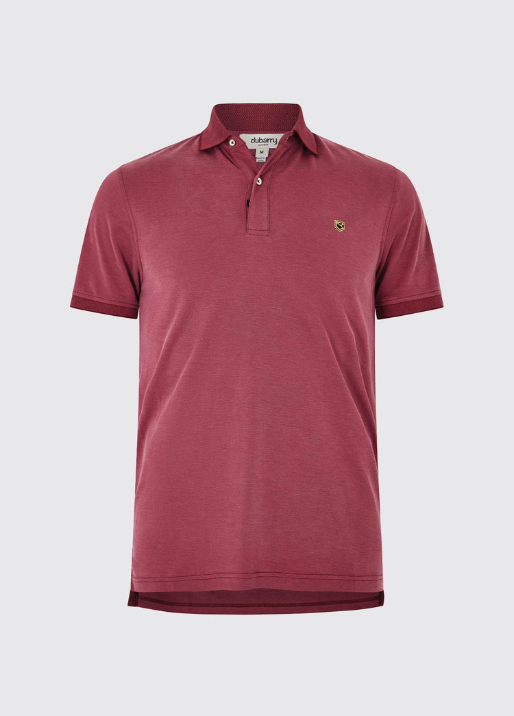 Sweeney Bambus Poloshirt - Ruby