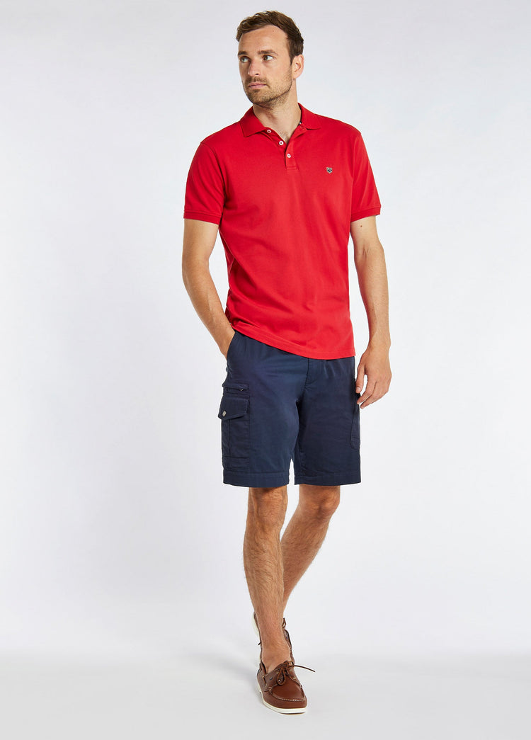 Quinlan Poloshirt - Engine Red