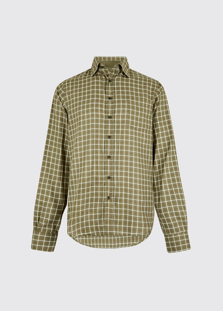 Connell Tattersall Hemd - Olive