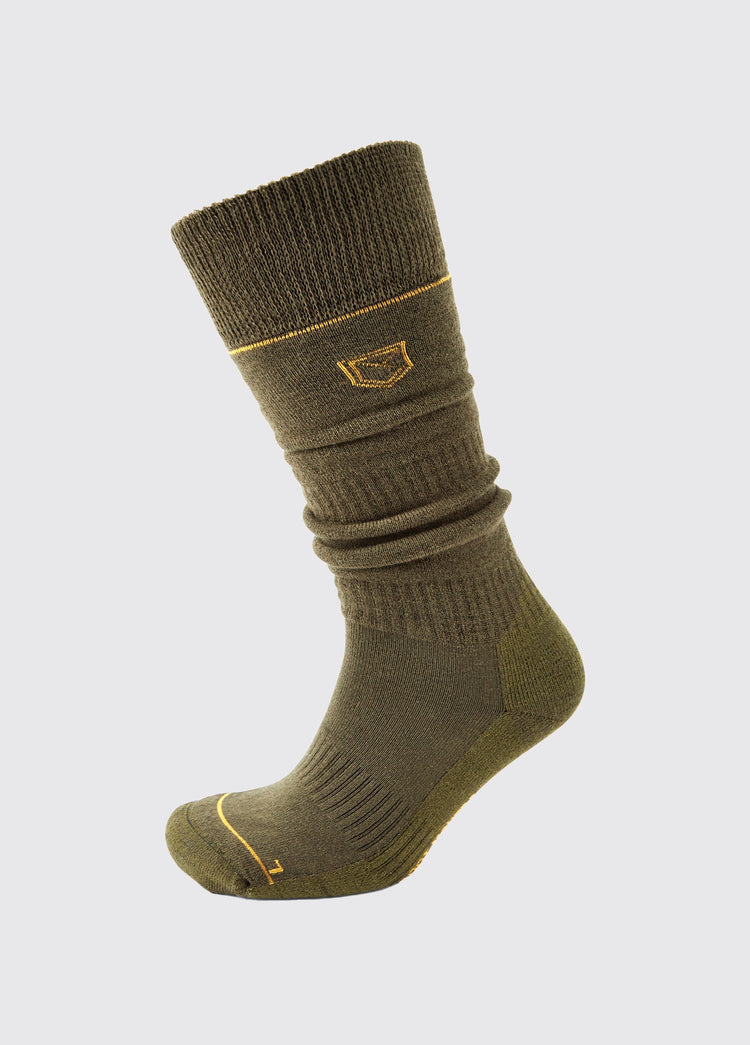 Kilrush kniehohe PrimaLoft® Socken - Olive