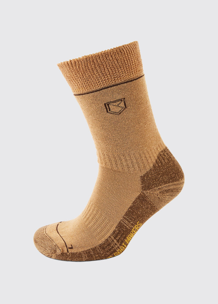 Kilkee wadenhohe PrimaLoft® Socken - Sand