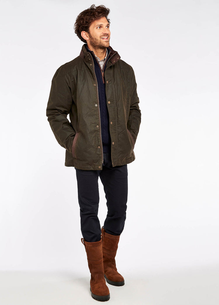 Carrickfergus Wachsjacke - Olive