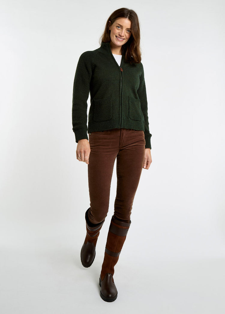 Morton Strickjacke - Olive