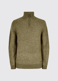 Power Pullover mit Reißverschluss - Dusky Green