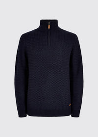 Power Pullover mit Reißverschluss - Navy