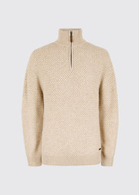 Power Pullover mit Reißverschluss - Oat