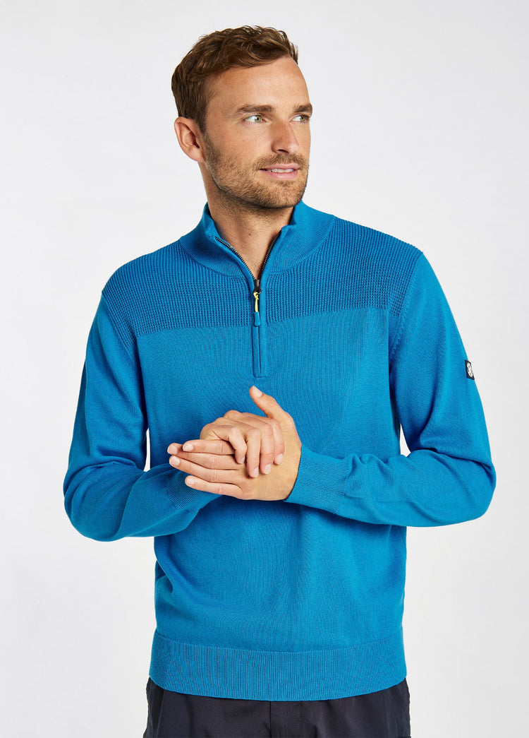 Richhill Cashmere sweater - Greek Blue