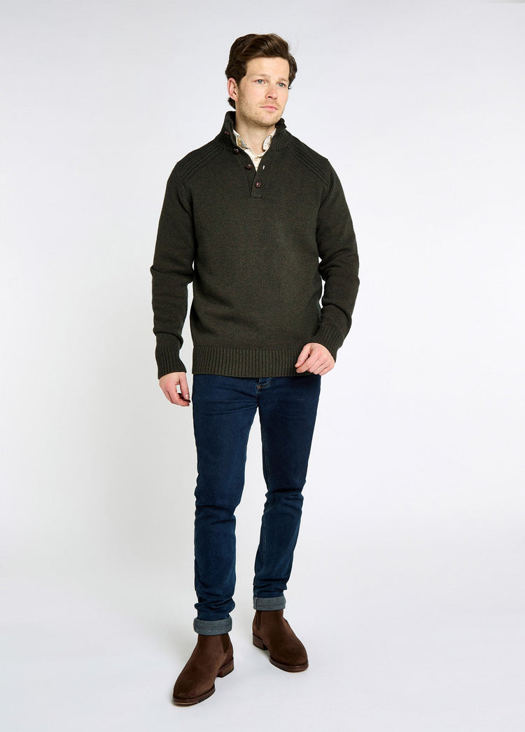 Shields Strickpullover - Olive