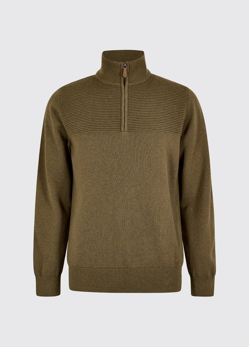 Spillane Pullover mit Reißverschluss - Kelp