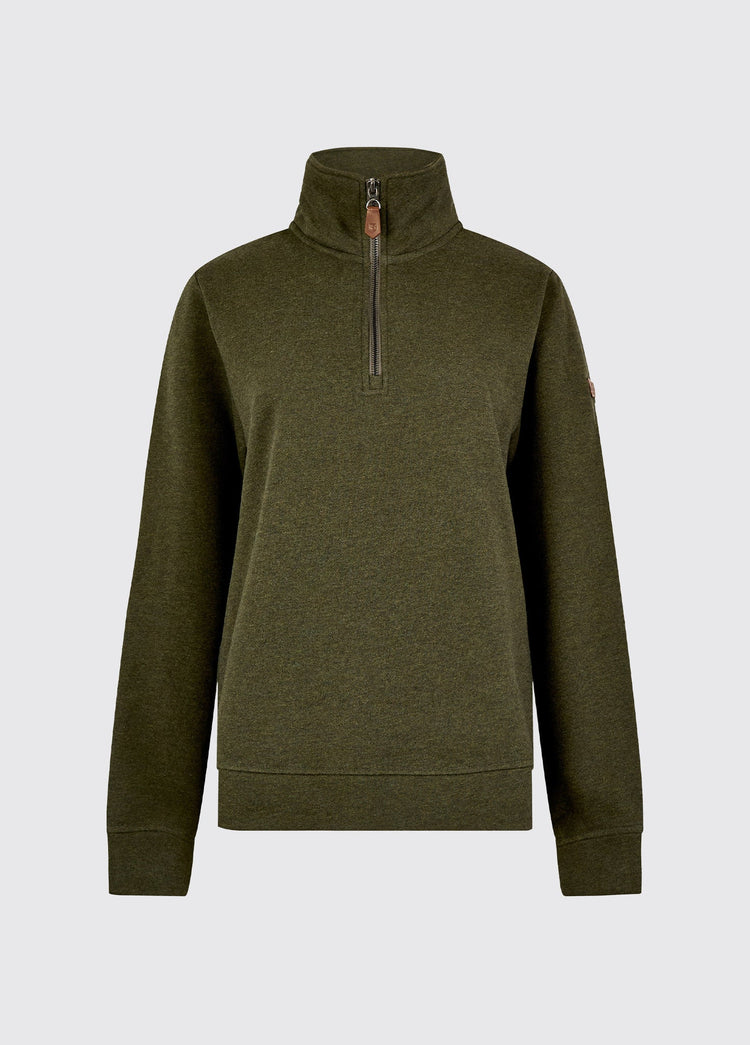 Summerhill Pullover mit Reißverschluss - Olive