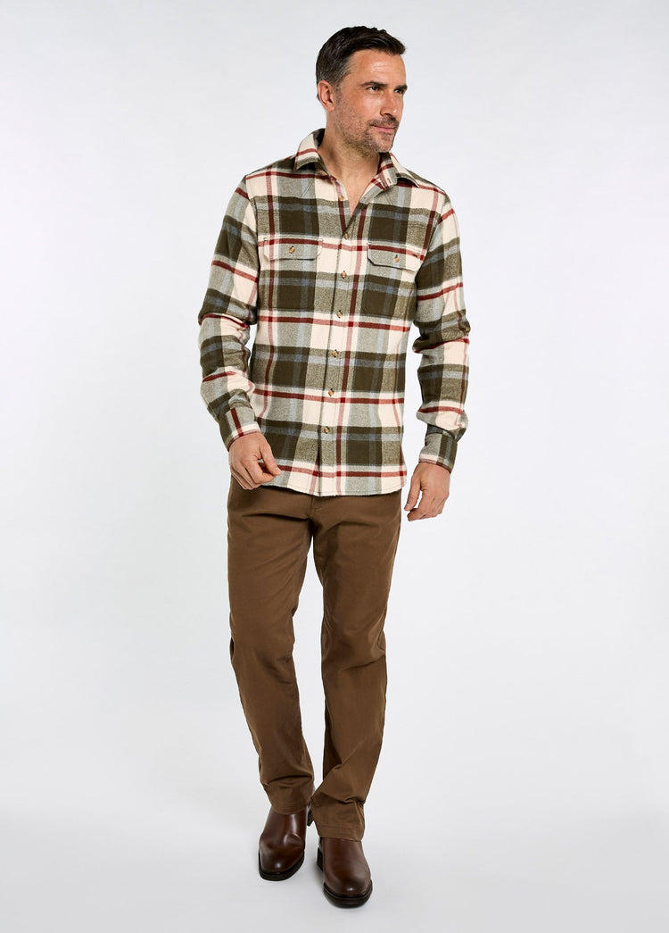 Townley Flanellhemd - Dusky Green