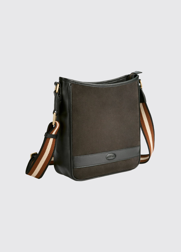 Tullyfern Suede Handtasche - Black