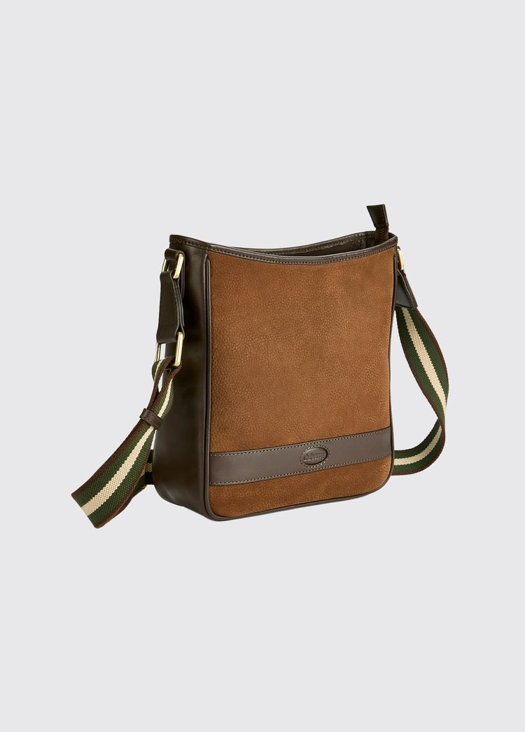 Tullyfern Suede Handtasche - Walnut